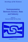 Cover: Instrumentation Between Science, State and Industry - Kluwer Academic Publishers