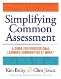 Cover: Simplifying Common Assessment - Solution Tree Press