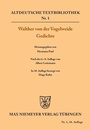 Cover: Gedichte - De Gruyter