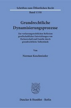 Abbildung von: Grundrechtliche Dynamisierungsprozesse - Duncker & Humblot