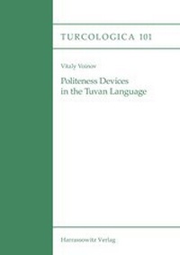 Abbildung von: Politeness Devices in the Tuvan Language - Harrassowitz Verlag