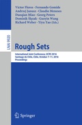 Cover: Rough Sets - Springer