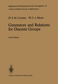 Cover: Generators and Relations for Discrete Groups - Springer