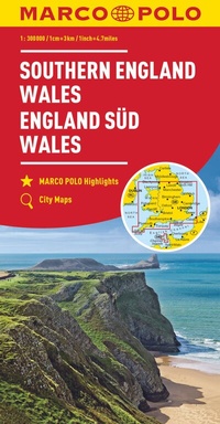 Abbildung von: MARCO POLO Regionalkarte England Süd, Wales 1:300.000 - MAIRDUMONT