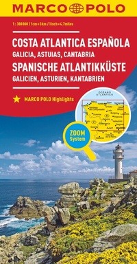Abbildung von: MARCO POLO Regionalkarte Spanische Atlantikküste 1:300.000 - MAIRDUMONT