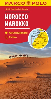 Abbildung von: MARCO POLO Kontinentalkarte Marokko 1:800.000 - MARCO POLO ein Imprint von MAIRDUMONT