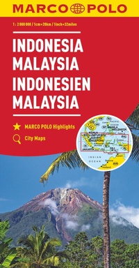 Abbildung von: MARCO POLO Kontinentalkarte Indonesien, Malaysia 1:2 Mio. - MARCO POLO ein Imprint von MAIRDUMONT