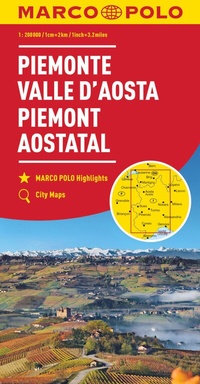 Abbildung von: MARCO POLO Regionalkarte Italien 01 Piemont, Aostatal 1:200.000 - MARCO POLO ein Imprint von MAIRDUMONT
