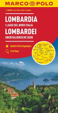 Abbildung von: MARCO POLO Regionalkarte Italien 02 Lombardei, Oberitalienische Seen 1:200.000 - MARCO POLO ein Imprint von MAIRDUMONT