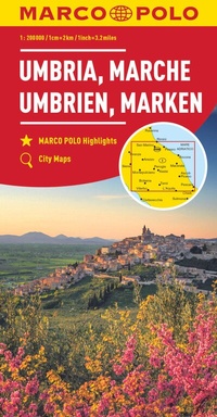 Abbildung von: MARCO POLO Regionalkarte Italien 08 Umbrien, Marken 1:200.000 - MARCO POLO ein Imprint von MAIRDUMONT
