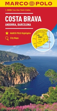 Abbildung von: MARCO POLO Regionalkarte Costa Brava, Andorra, Perpignan, Barcelona 1:200.000 - MARCO POLO ein Imprint von MAIRDUMONT