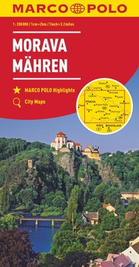Abbildung von: MARCO POLO Regionalkarte Mähren 1:200.000 - MARCO POLO ein Imprint von MAIRDUMONT