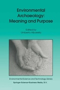 Cover: Environmental Archaeology: Meaning and Purpose - Springer