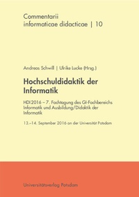 Enlarge image Cover: Hochschuldidaktik der Informatik - Universitätsverlag Potsdam