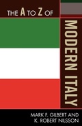 Cover: The A to Z of Modern Italy - Scarecrow Press