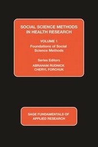 Enlarge image Cover: Social Science Methods in Health Research - SAGE Publications India Pvt Ltd