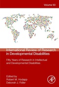 Cover: International Review of Research in Developmental Disabilities - Academic Press