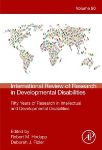 Enlarge image Cover: International Review of Research in Developmental Disabilities - Academic Press