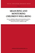 Cover: Measuring and Monitoring Children's Well-Being - Kluwer Academic Publishers
