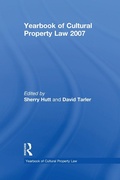 Cover: Yearbook of Cultural Property Law 2007 - Routledge