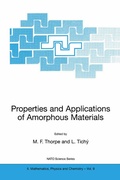 Cover: Properties and Applications of Amorphous Materials - Kluwer Academic Publishers