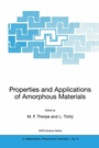Cover: Properties and Applications of Amorphous Materials - Springer