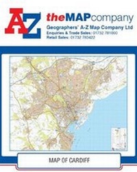 Abbildung von: Cardiff Street Map - Geographers' A-Z Map Co Ltd