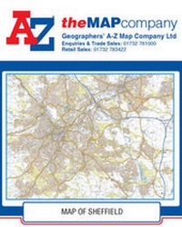 Abbildung von: Sheffield Street Map - Geographers' A-Z Map Co Ltd
