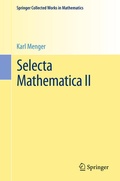 Cover: Selecta Mathematica II - Springer