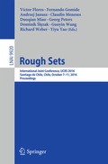Cover: Rough Sets - Springer