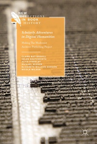 Abbildung von: Scholarly Adventures in Digital Humanities - Palgrave Macmillan