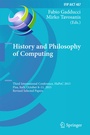 Cover: History and Philosophy of Computing - Springer