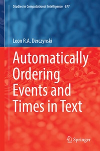 Abbildung von: Automatically Ordering Events and Times in Text - Springer