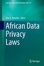 Cover: African Data Privacy Laws - Springer