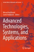 Cover: Advanced Technologies, Systems, and Applications - Springer