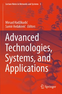 Enlarge image Cover: Advanced Technologies, Systems, and Applications - Springer