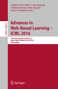 Cover: Advances in Web-Based Learning - ICWL 2016 - Springer
