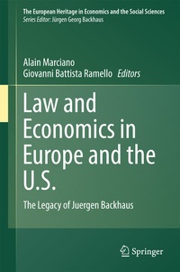 Abbildung von: Law and Economics in Europe and the U.S. - Springer