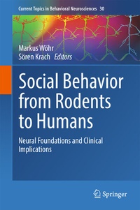 Abbildung von: Social Behavior from Rodents to Humans - Springer