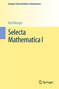 Cover: Selecta Mathematica I - Springer