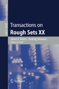 Cover: Transactions on Rough Sets XX - Springer