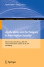 Cover: Applications and Techniques in Information Security - Springer
