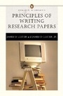 Cover: The Principles of Writing Research Papers (Penguin Academics Series) - Pearson