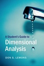 Cover: A Student's Guide to Dimensional Analysis - Cambridge University Press