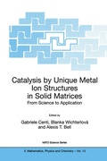 Bild: Catalysis by Unique Metal Ion Structures in Solid Matrices - Kluwer Academic Publishers