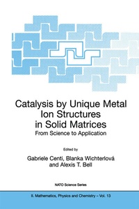 Abbildung von: Catalysis by Unique Metal Ion Structures in Solid Matrices - Kluwer Academic Publishers
