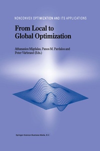 Abbildung von: From Local to Global Optimization - Springer