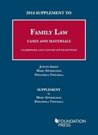 Abbildung von: 2016 Supplement to Family Law, Cases and Materials, Unabridged and Concise - LEG Inc. (dba West Academic Publishing