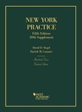 Cover: New York Practice: Supplement - Foundation Press