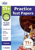 Cover: 11+ Practice Test Papers for the CEM tests (Complete) inc. Audio Download - Letts Educational